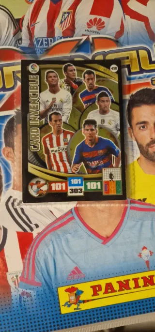 Cromo Fútbol Card invencible 2014-15