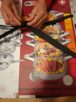 Batteria da Cucina ZLine Inox a 9 Strati