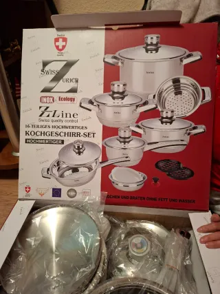 Batteria da Cucina ZLine Inox a 9 Strati