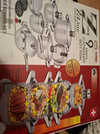 Batteria da Cucina ZLine Inox a 9 Strati