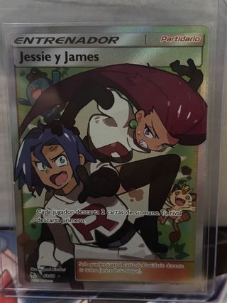 Carta Pokémon Entrenador Jessie y James 68/68