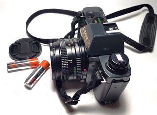 Canon T50 + Lente FD 50mm 1:1.8