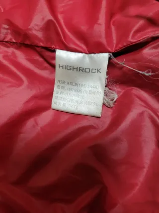 Chaqueta plumas XXL HIGHROCK