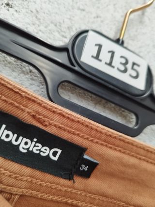 Pantalón Desigual Campana Marrón