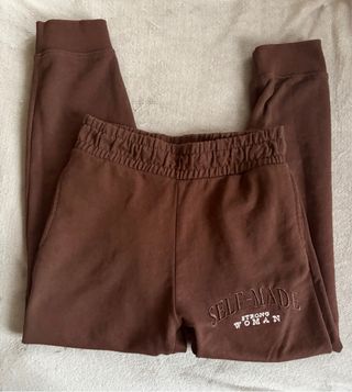 Pantalón chándal Bershka marrón nuevo