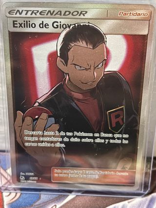 Carta Pokémon Entrenador Exilio de Giovanni