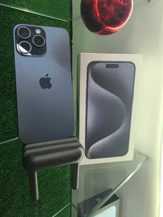 iPhone 15 pro max Azul/Gris Espacial