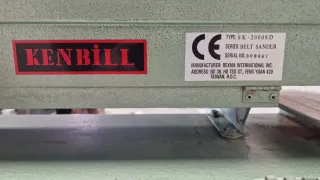 Lijadora de banda para madera