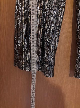 Conjunto lentejuelas fiesta mujer