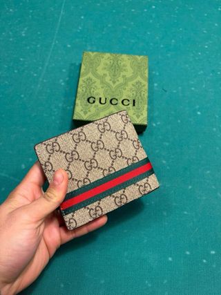 Cartera Gucci Marrón y Verde