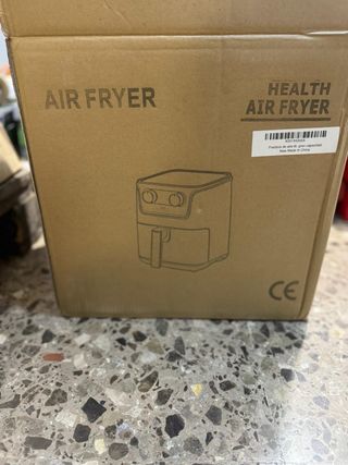 Freidora de aire negra