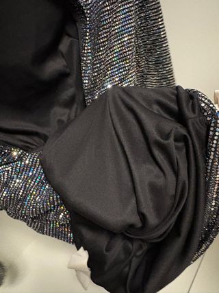 Vestido de fiesta lentejuelas multicolor