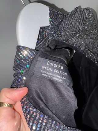 Vestido de fiesta lentejuelas multicolor