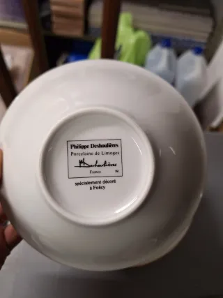 Set ciotole e vassoio porcellana