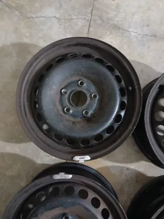 Llantas de chapa 15 pulgadas(4 unidades)