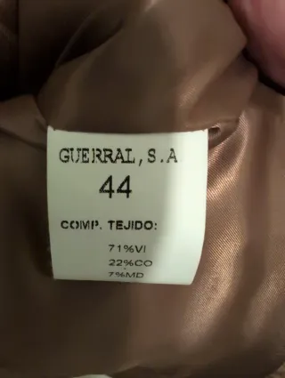 Chaqueta corta mujer marrón