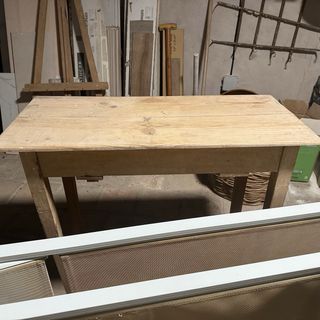 Mesa de cocina madera antigua