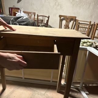 Mesa de cocina madera antigua