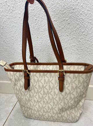 Bolso Michael Kors Piel Beige/Marrón