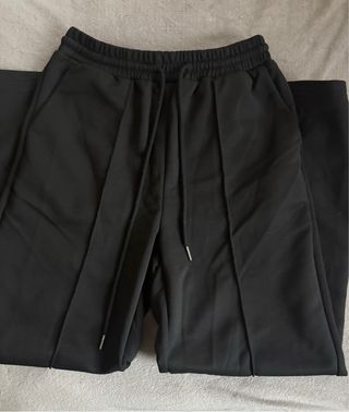 Pantalón ancho negro de chándal nuevo