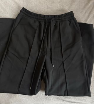 Pantalón ancho negro de chándal nuevo