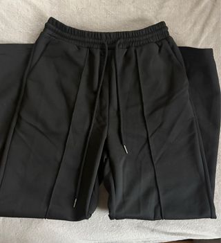 Pantalón ancho negro de chándal nuevo