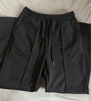 Pantalón ancho negro de chándal nuevo