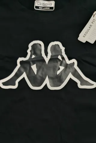 T-shirt Kappa XXXL Nero Logo Banda