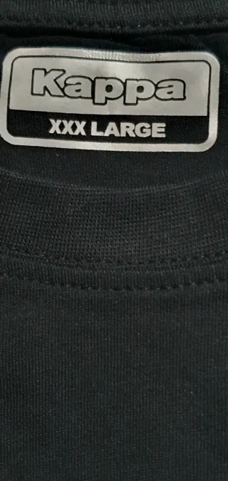 T-shirt Kappa XXXL Nero Logo Banda