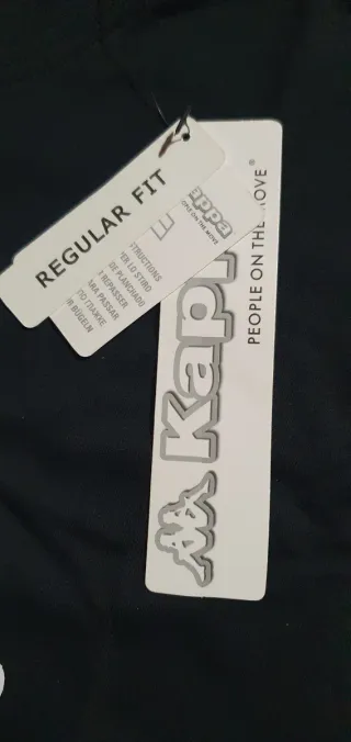 T-shirt Kappa XXXL Nero Logo Banda