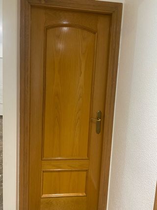 Conjunto 6 puertas roble interior