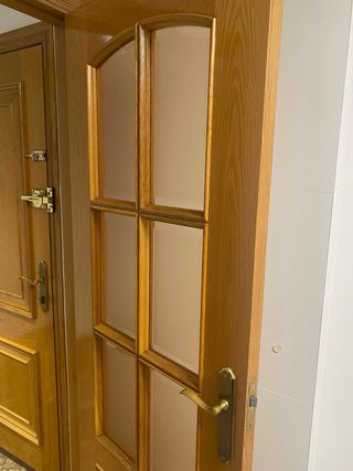 Conjunto 6 puertas roble interior