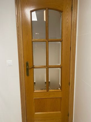 Conjunto 6 puertas roble interior