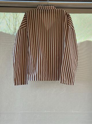 Pijama Rayas Marrón y Blanco