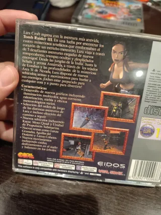 Tomb Raider 3 PS1 PAL Español