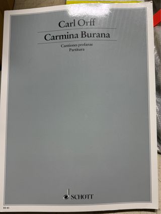 Carl Orff - Partitura Carmina Burana