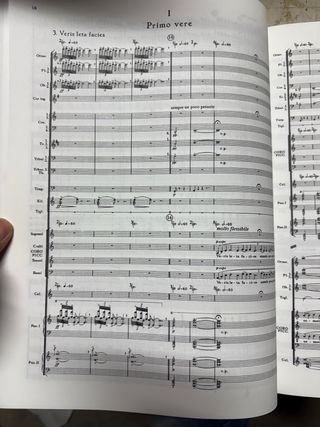 Carl Orff - Partitura Carmina Burana