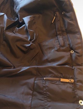 Abrigo Zara Negro Talla L