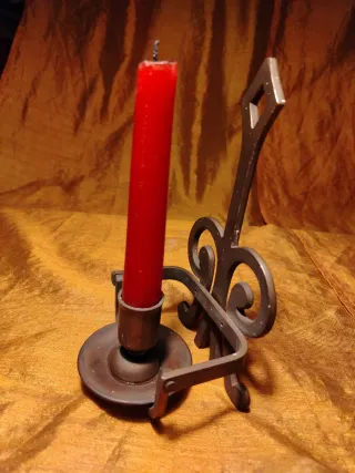 Coppia Candelieri ottone