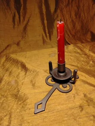 Coppia Candelieri ottone