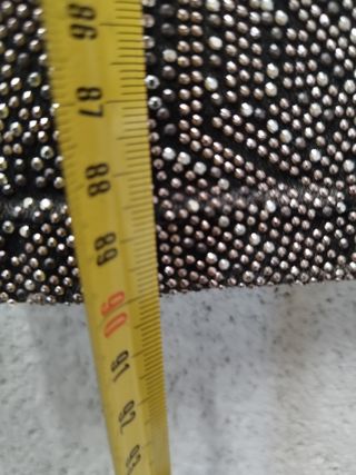 Pantalón Desigual Gris con Brillantes