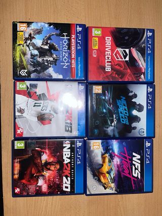Pack o lote Juegos PS4