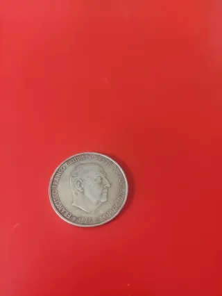 2 MONEDAs DE 100 PESETAS FRANCO, AÑO 1966