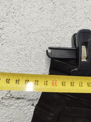 Pantalón Desigual Negro Roto Talla 36