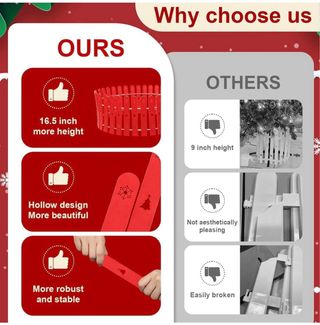 Valla para árbol de Navidad