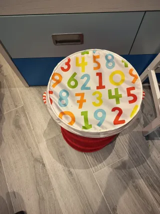 Cesto para juguetes plegable