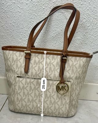 Bolso Michael Kors Piel Beige/Marrón