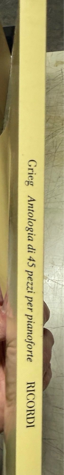 Grieg - Antologia 45 Pezzi per Pianoforte