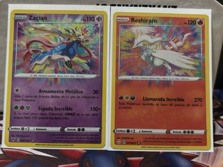 Zacian y Reshiram Pokémon TCG Cartas