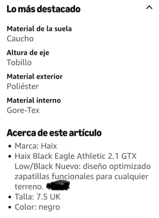 Zapatos Haix Talla 44 Nuevos